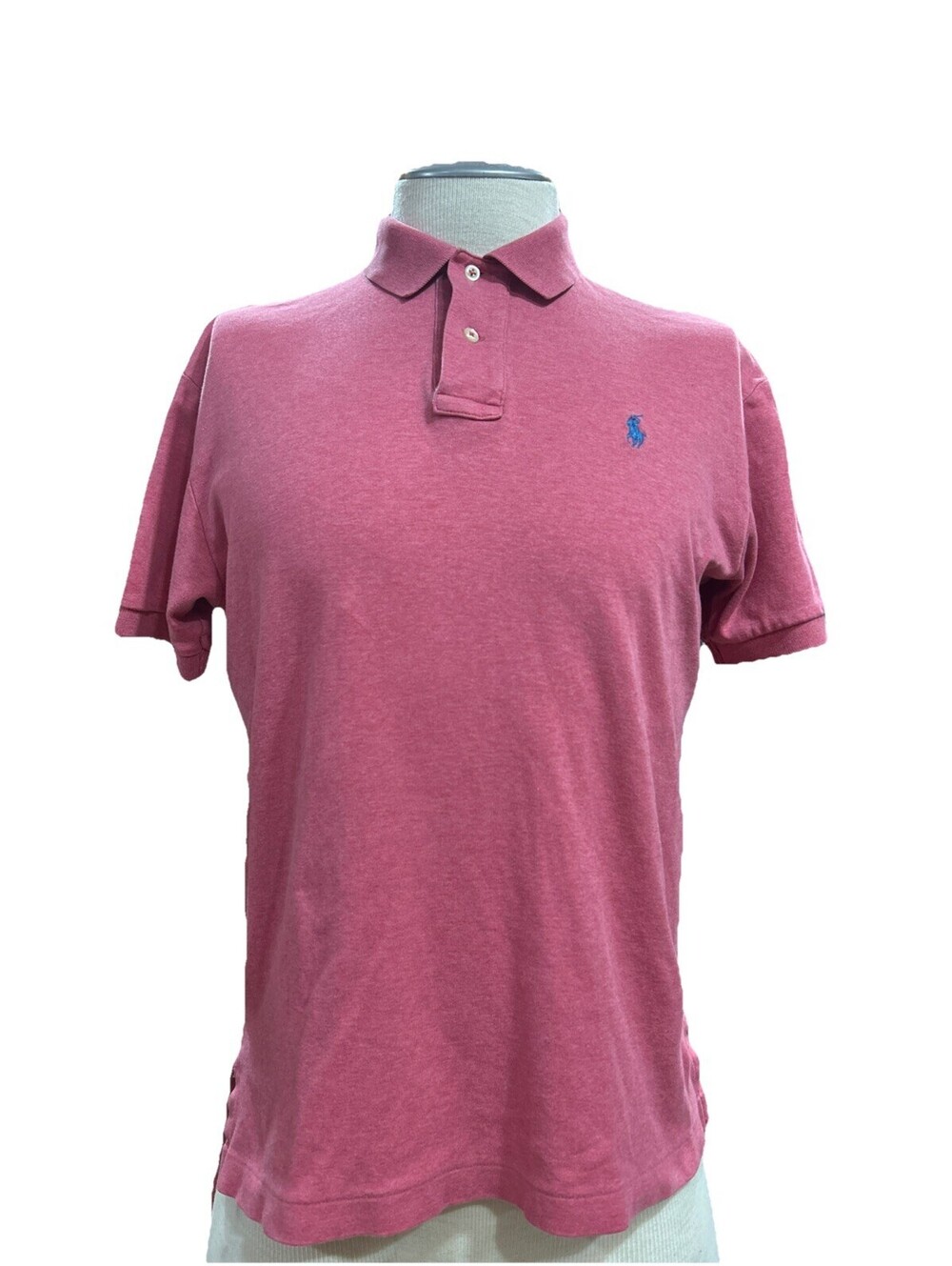 Polo by Ralph Lauren Vintage Men’s Polo Shirts S Dusted Pink 100% Cotton